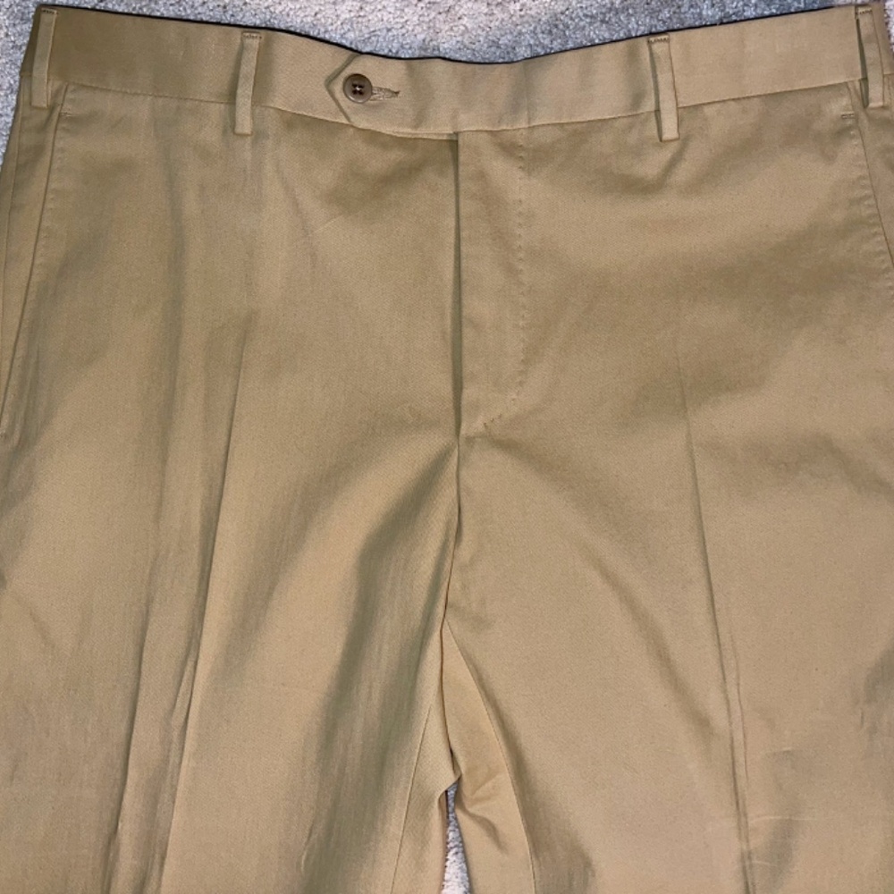 Zanella Casual Pants / Chinos Size 36 In Light Tan 99% Cotton/1% Elastane Parker